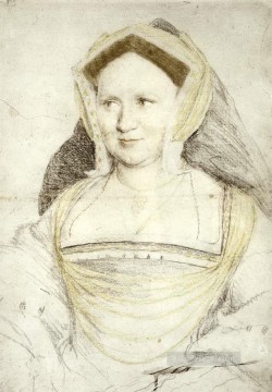  Younger Painting - Portrait of Lady Mary Guildford Renaissance Hans Holbein the Younger